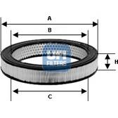 Filtre à air UFI - 30.803.00