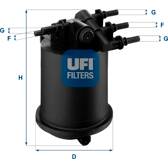 Filtre à carburant UFI - 24.086.00