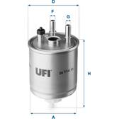 Filtre à carburant UFI - 24.114.00