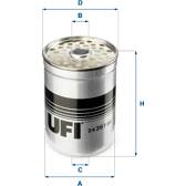 Filtre à carburant UFI - 24.361.00