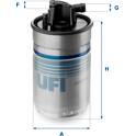 Filtre à carburant UFI - 24.424.00