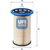 Filtre à carburant UFI - 26.026.00