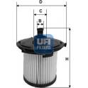 Filtre à carburant UFI - 26.074.00