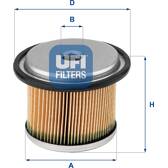 Filtre à carburant UFI - 26.676.00