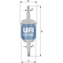 Filtre à carburant UFI - 31.012.00