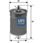 Filtre à carburant UFI - 31.500.00
