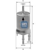 Filtre à carburant UFI - 31.833.00