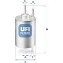 Filtre à carburant UFI - 31.958.00