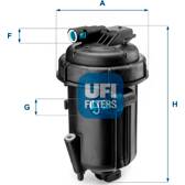 Filtre à carburant UFI - 55.163.00