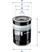 Filtre à huile UFI - 23.486.00