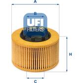 Filtre à huile UFI - 25.015.00