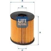 Filtre à huile UFI - 25.060.00