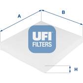Filtre habitacle UFI - 53.031.00