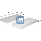 Filtre habitacle UFI - 53.154.00