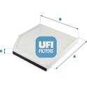Filtre habitacle UFI - 53.323.00
