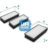 Filtro, ar do habitáculo UFI - 53.070.00