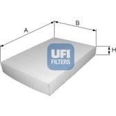 Filtro, Aria abitacolo UFI - 53.130.00