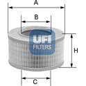 Filtro aria UFI - 27.752.00