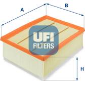Filtro aria UFI - 30.180.00