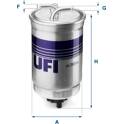 Filtro carburante UFI - 24.365.00