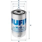 Filtro carburante UFI - 24.H2O.00