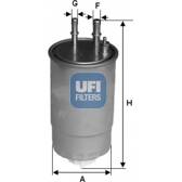 Filtro carburante UFI - 24.ONE.01