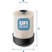 Filtro combustible UFI - 26.114.00