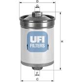 Filtro combustible UFI - 31.506.00