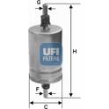 Filtro combustible UFI - 31.510.00