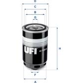 Filtro de combustível UFI - 24.122.00