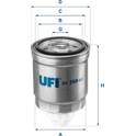 Filtro de combustível UFI - 24.350.02