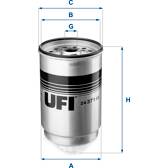 Filtro de combustível UFI - 24.371.00