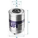 Filtro de combustível UFI - 24.401.00