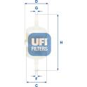 Filtro de combustível UFI - 31.012.00
