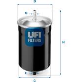 Filtro de combustível UFI - 31.500.00