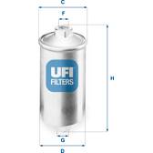 Filtro de combustível UFI - 31.504.00