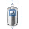 Filtro de combustível UFI - 31.748.00