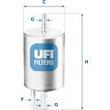 Filtro de combustível UFI - 31.831.00