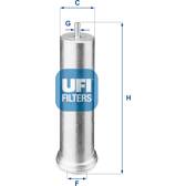 Filtro de combustível UFI - 31.851.00