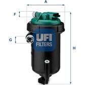 Filtro de combustível UFI - 55.148.00