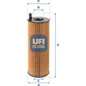 Filtro de óleo UFI - 25.105.00