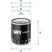 Filtro del aceite UFI - 23.632.00