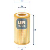 Filtro del aceite UFI - 25.003.00
