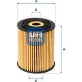 Filtro del aceite UFI - 25.034.00