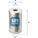 Filtro hidráulico, direção UFI - 25.406.01
