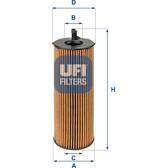 Filtro olio UFI - 25.068.00