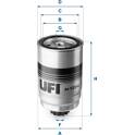 Fuel filter UFI - 24.123.00