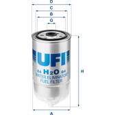 Fuel filter UFI - 24.H2O.04
