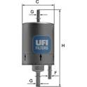 Fuel filter UFI - 31.831.00
