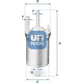 Fuel filter UFI - 31.833.00